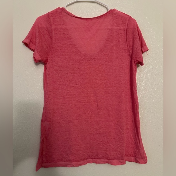 Zenana, hot pink, burn out top, size small - Picture 2 of 2